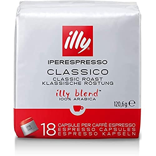 illy Capsule Caffè Iperespresso Tostato CLASSICO, 6 Confezioni da 18 Capsule, Totale 108 Capsule - 8earn
