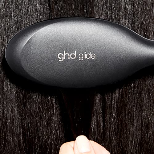Ghd Glide Hot Brush, Spazzola Lisciante Con Tecnologia Di Riscaldamento In Ceramica E Ionizzatore, Nero, 32.89 x 10.21 x 10.31 cm; 30 cm, 560 grammi