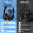 Uliptz Cuffie Wireless Bluetooth, 65 Ore Di Riproduzione, 6 EQ Modalità di Suono, Cuffie Senza Fili Stereo HiFi Over Ear con Microfono, Cuffie Bluetooth 5.2 per Viaggio/Ufficio/Telefono/TV/PC (Nero)
