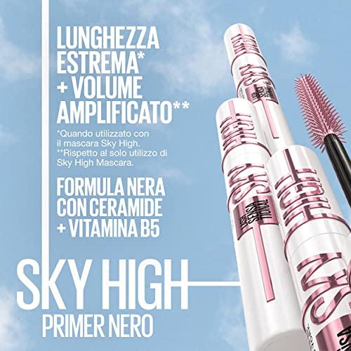 Maybelline New York Lash Sensational Sky High Primer, Per Ciglia Morbide e Voluminose, 7,7 ml, Nero - 8earn