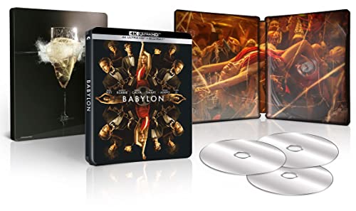 Babylon (Steelbook 4K UHD + Blu-ray + Blu-ray Bonus) - 8earn