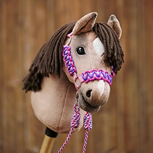 Hobby Horse - Set di materiali per cavezze, colore: viola/rosa (istruzioni disponibili separatamente) - 8earn