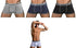 Navigare 312 (6 Pack), Men's Boxer Briefs, Multicolour (White/ Black/ Blue/ Grey), L 6 Pack