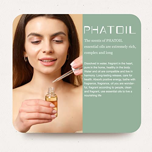 PHATOIL Oli Essenziali di Eucalipto 10 ml, Oli Essenziali Naturali Puri al 100% per Diffusore Umidificatore, Olio Essenziale di Aromaterapia di Grado Terapeutico per Relax - 8earn