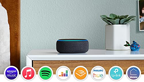 Echo Dot (3rd Generation) - Smart speaker with Alexa integration - Charcoal fabric