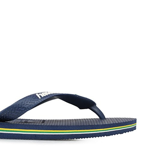 Havaianas Brasil Logo, Infradito Unisex-Adulto, Blu (Navy Blue 01), 45/46 EU - 8earn