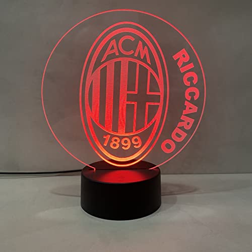 Lampada RGB personalizzata realizzata con lampada Milan - 8earn