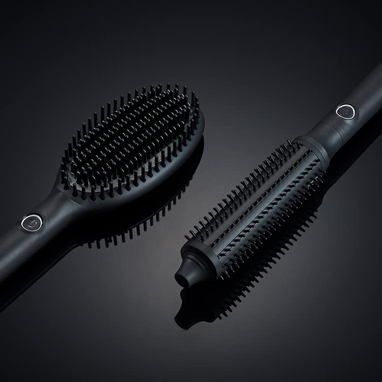 Ghd Glide Hot Brush, Straightening Brush With Ceramic Heating Technology And Ionizer, Black, 32.89 x 10.21 x 10.31 cm; 30cm, 560 grams