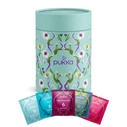 Pukka Herbs | Calm Collection | Selection of 5 types of organic herbal teas | 30 filters