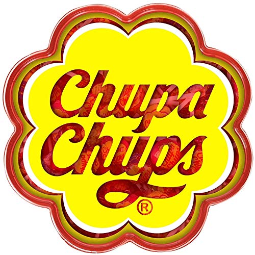 Chupa Chups Margherita, Confezione Speciale, Box Regalo con 30 Lollipop Gusti Assortiti Frutta e Cola, Idea Regalo per Feste e Compleanni, Senza Glutine