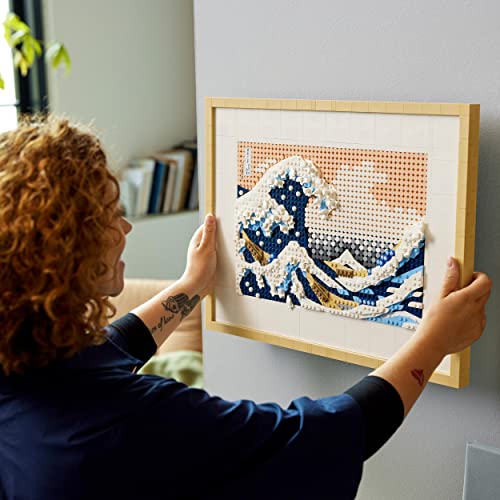 LEGO 31208 Art Hokusai - La Grande Onda, Set Fai Da Te, Hobby Creativi per Adulti, Decorazioni Casa, Quadri Soggiorno Giapponesi, Idea Regalo per Adulti - 8earn