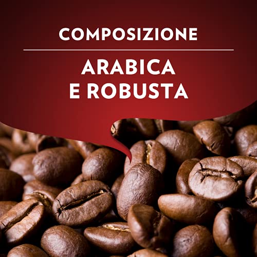 Lavazza, Red Quality, 100 Aluminum Coffee Capsules Compatible with Original Nespresso Machines, with Notes of Chocolate and Dried Fruit, Arabica and Robusta, Intensity 10/13, Medium Roasting