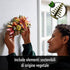 LEGO 10314 Icons Centrotavola di Fiori Secchi Finti, Set Fai da Te per Adulti, Botanical Collection con Rosa e Gerbera Artificiali, Decorazione Tavolo o Parete