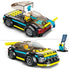 LEGO 60383 City Auto Sportiva Elettrica, Macchina Giocattolo per Bambini e Bambine dai 5 Anni, Set Supercar con Minifigure Pilota da Corsa, Idee Regalo