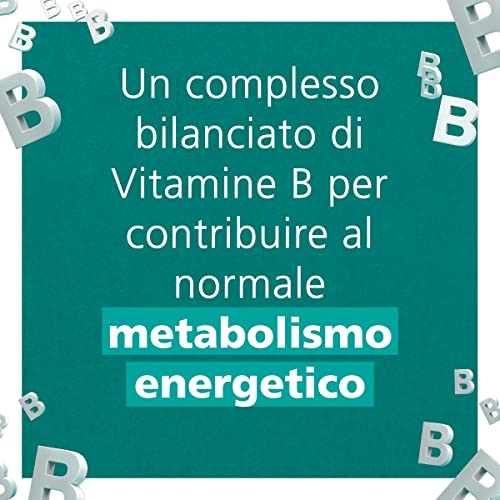Be-Total Compresse Integratore Alimentare di Vitamine B per Adulti, Aiuta a Rilasciare Energia dal Cibo, Senza Glutine e Senza Lattosio, 80 Compresse (bipack)