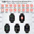 2023 Smartwatch Uomo Donna, Smart Watch 1,69" Orologio Intelligente con Contapassi Sonno Cardiofrequenzimetro, Impermeabil IP68, 24 Sportivo, Notifiche Messaggi, Fitness Tracker per Android iOS
