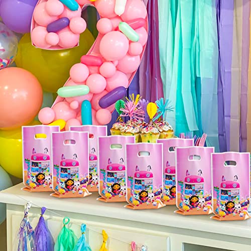 Lilo & Stitch Sacchetti Regalo, 50Pcs Sacchetti di Compleanno per Bambini, Sacchetti per Biscotti, Sacchetti di Caramelle Colorati, per la Decorazione della Festa di Compleanno dei Bambini (Rosa) - 8earn