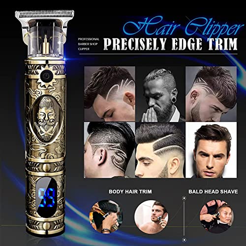 Hair Trimmer for Men, Electric Shaver Beard Hair Body Professional Beard Trimmer Machine with 3 Length Combs (1#)