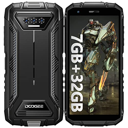 DOOGEE S41 Pro（2023）Rugged Smartphone Android 12, 7GB+32GB/1TB Indestructible Phone, 6300mAh, 5.5" Screen, 13MP + 8MP Camera, IP68 Waterproof Mobile Phone Shockproof/Dual SIM 4G/Face ID/NFC/OTG