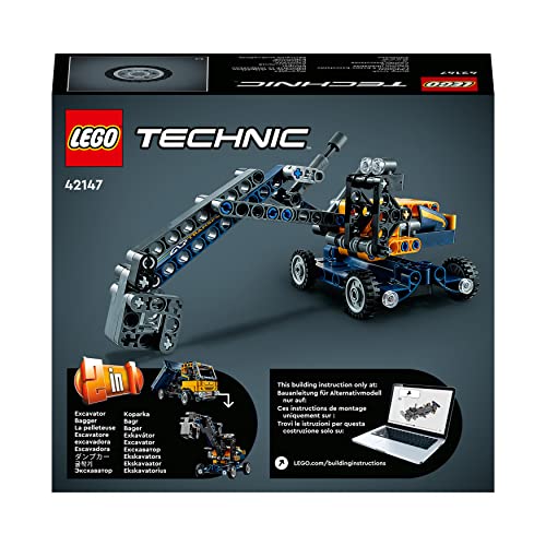 LEGO 42147 Technic Camion Ribaltabile, Set 2 in 1 con Camioncino ed Escavatore Giocattolo, Giochi per Bambini e Bambine dai 7 anni in su, Idee Regalo - 8earn
